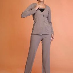 SELVIA Mauve Maxi Co-Ord Set-20