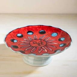 Freedom Tree Phases Ceramic Red Centrepiece-16