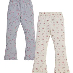 JusCubs Girls Pack Of 2 Printed Ankle Length Leggings-image-61