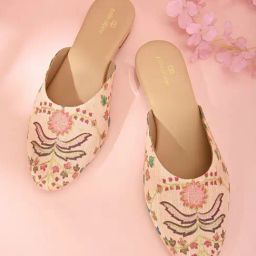 Pelle Albero Women's Peach Mule Shoes-image-16