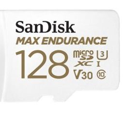 SanDisk V30 128GB MAX Endurance microSDHC Card with Adapter-36