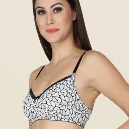 Soie White Full Coverage Double Layered Cups Bra (Pack Of 2) image 2