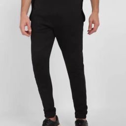 Tribe by Allen Solly Black Cotton Regular Fit Joggers-image-21