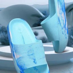 Aha by Liberty Women's Blue Slides-image-65