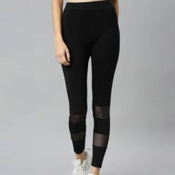Aarika Black Mid Rise Sports Track Pants-image-21