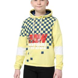 Jack & Jones Junior Yellow & Blue Printed Full Sleeves Sweatshirt-image-47