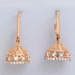 Zavya Elegant Rose Gold Plated 925 Sterling Silver Earrings for Women-image-84