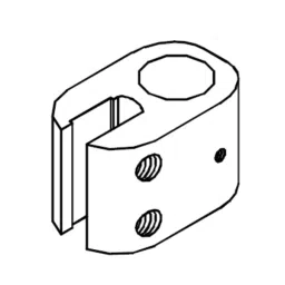 Dorma XL - C 5020A Support Bar Glass Clamp Shower Accessory-26