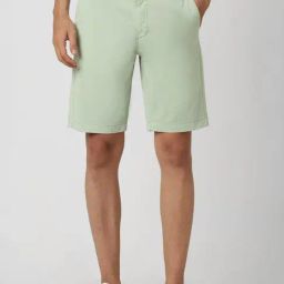 Peter England Green Regular Fit Shorts-image-92