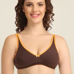 Clovia Brown Wirefree Demi Cup Bra-picture-38