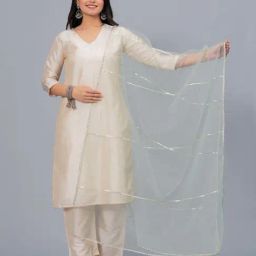 Stylum Green Striped Dupatta-picture-38
