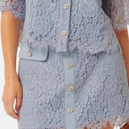 Forever New Lara Petite Self Design Mini Skirt-image-33