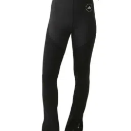 ADIDAS Black Plain Trackpants-picture-1