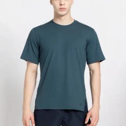 Adidas Turquoise Regular Fit T-Shirt-image-101