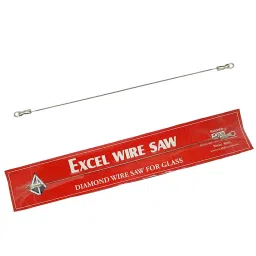 EXCEL IMPEX Diamond Wire Hand Saw 30 cm Total Length for Glass, Hard and Brittle Materials-9