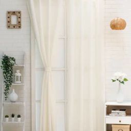 Ariana Ecru Polyester 7 ft Door Curtain-image-49