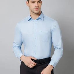 Cantabil Sky Blue Regular Fit Shirt-image-50
