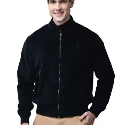 Woods Dark Navy Cotton Regular Fit Jacket-picture-48