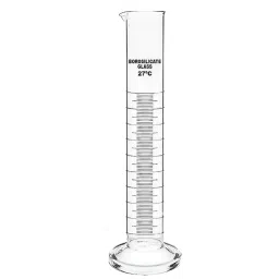 GENERIC Measuring Cylinder With Spout 1 L Capacity and Class A Accuracy, GMC1000-picture-1