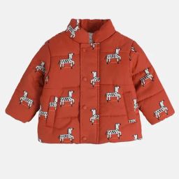 MINIKLUB Boys Rust Printed Full Sleeves Jacket-picture-21