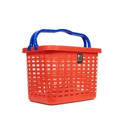 KKR INDUSTRIES Plastic Red Adjustable Shopping Basket-image-54