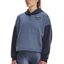 UNDER ARMOUR Blue Cotton Graphic Print Sports Sweatshirt-image-58
