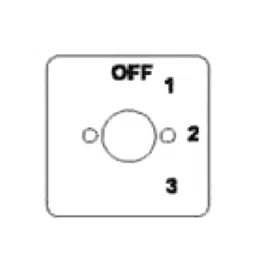 Kaycee Ac Rotary Cam Switch Three Way, With Off 60° 10 Amp 1 Pole, 2S14CO image 2