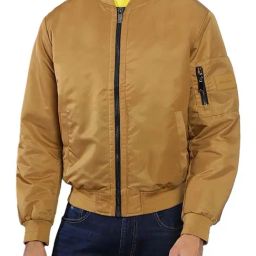 Calvin Klein Caramel Regular Fit Bomber Jacket-image-39