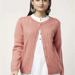 Rangmanch by Pantaloons Coral Self Pattern Cardigan-image-73