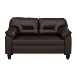 Godrej Interio Rejoice Brown Pinewood 2 Seater Sofa-image-4