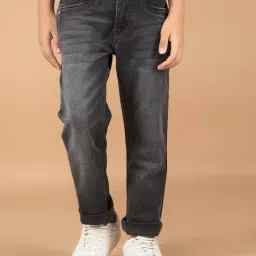 Crimsoune Club Boys Grey Solid Jeans-picture-24