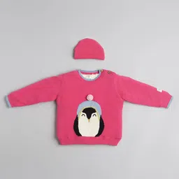 Ed-a-Mamma Baby Girls Animal Printed Pullover-picture-24