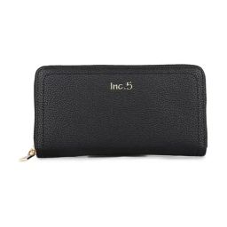 Inc.5 Black Textured Medium Wallet image 2
