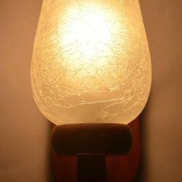 Somil Premium Designer Glass Wall / Night Lamp Elegant & Stylish Dcor Accent for Modern Interiors, color- White, Size:- 20 X 25 X 33 CM-image-17