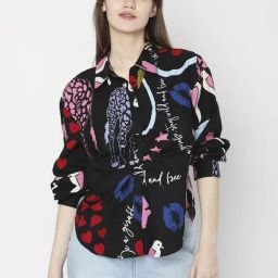 Vero Moda Black Printed Shirt-picture-48