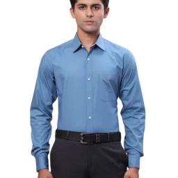 Raymond Blue Slim Fit Shirt-image-45