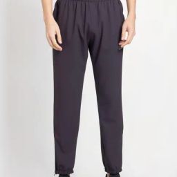 Adidas Black Regular Fit Joggers-image-58
