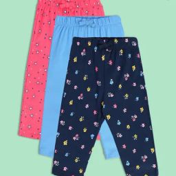 MINIKLUB Kids Multicolor Printed Pants (Pack Of 3)-image-6