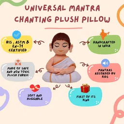 Panda's Box Kids Mantra Chanting Jain Swami Plush Soft Toy image 4