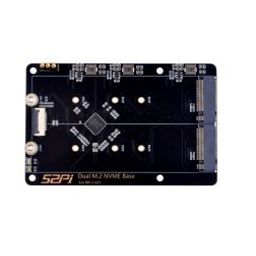 52Pi N21 Dual 2280 NVMe base for Raspberry Pi 5，Supprt two 2230/2242/2260/2280 NVMe SSDs-24
