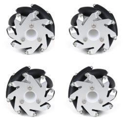60mm Aluminium Mecanum Wheels Set(Bearing Type Roller)-4pcs-24