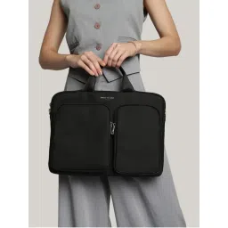 MINI WEST LONDON Black Cairo Luxe Laptop Bag-picture-14