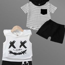 Lofn Unisex Kids T-shirt with Shorts-image-51