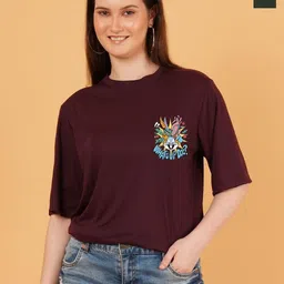 kintu parantu Women Pack Of 2 Graphic Printed T-shirt-picture-46