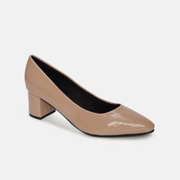 Marc Loire Self Design Pointed Toe Block Heel Pumps image 5