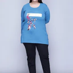 IN Love Plus Size Printed Cotton T-Shirt-picture-39