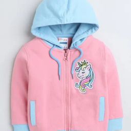 Bumzee Kids Pink & Sky Blue Printed Full Sleeves Sweatshirt-image-39