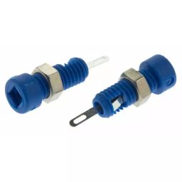 HIRSCHMANN TEST AND MEASUREMENT Banana Socket Blue Female 2 mm Connector Solder Termination 6A 60V DC Nickel Tin, 930308102 (Pack of 100)-image-90