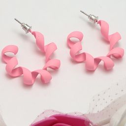 Maansh Contemporary Half Hoop Earrings-image-28