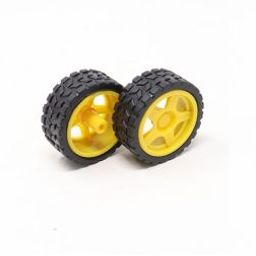 BO Wheel 65mm Dia. x 26mm Width -2Pcs.-18